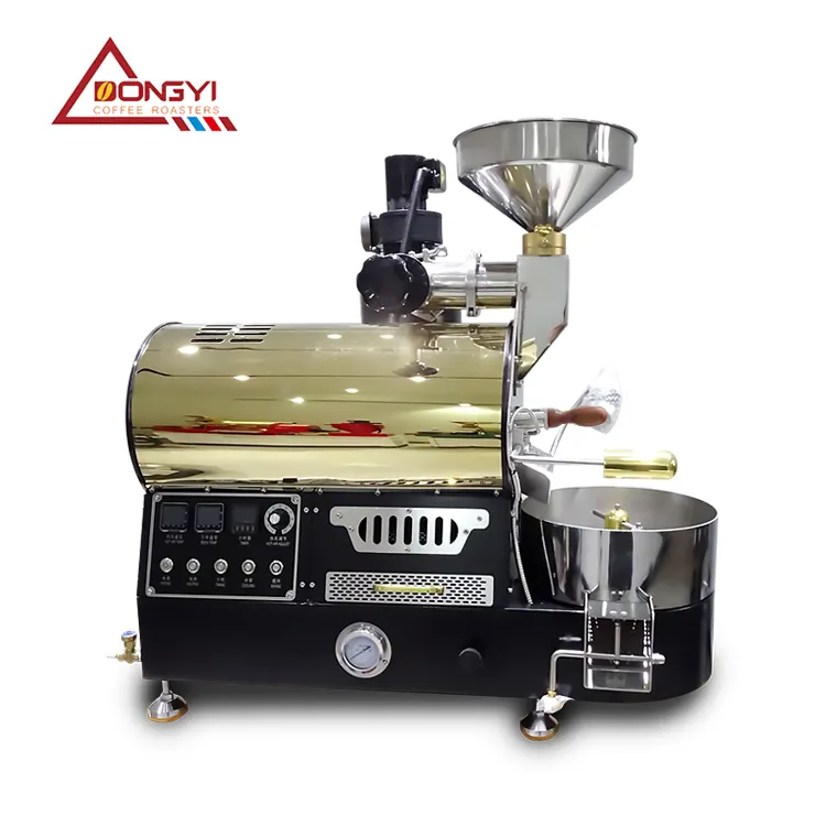 Dongyi 3kg 4kg 5kg 6kg 7kg coffee roaster selling by factory 6kg temperature control coffee roaster
