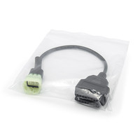 Adaptateur de connecteur de câble de connexion Obd2 6 broches à 16 broches pour motos KTM utilisées pour le scanner OBD2