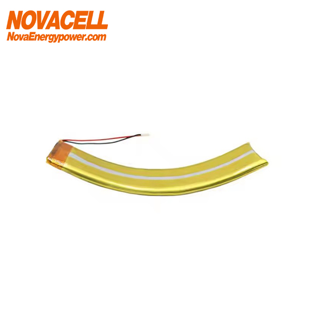 Hot Sale Curved Flexible Lipo Battery 4030112 1800mAh 3.7V 6.66wh for Smart Glasses Smart Safety Helmet Polymer Lithium Battery