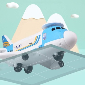Ensemble de jeu d'<span class=keywords><strong>avion</strong></span> de transport de fret avec modèle de dessin animé d'<span class=keywords><strong>avion</strong></span> à friction, jouet de voiture pour enfants - Product Image 6