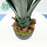 Plante succulente artificielle Agave haute simulation 120 cm pour jardin, maison, hall d'hôtel, centre commercial, espace de bureau