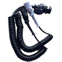 Câble d'extension de remorque de camion 24V 15 broches avec prise à ressort ADR