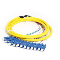 Kabel Patch Cord Fiber Optik 2.0/3.0-Core, Konektor LC SC APC UPC Pigtails, Peralatan Berkualitas Tinggi Hongsheng Bersertifikasi TLC FTTH