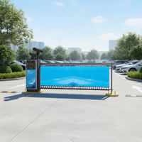 Barrera de Seguridad Plegable Integrada C90 de Alta Resistencia, Sistema Inteligente de Control de Acceso para Estacionamiento