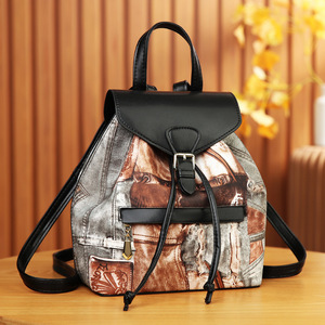 New Printed Handbag, Fashionable and Versatile, <b>Student</b> Travel, Large Capacity Crossbody <b>Backpack</b> - Product Image 2