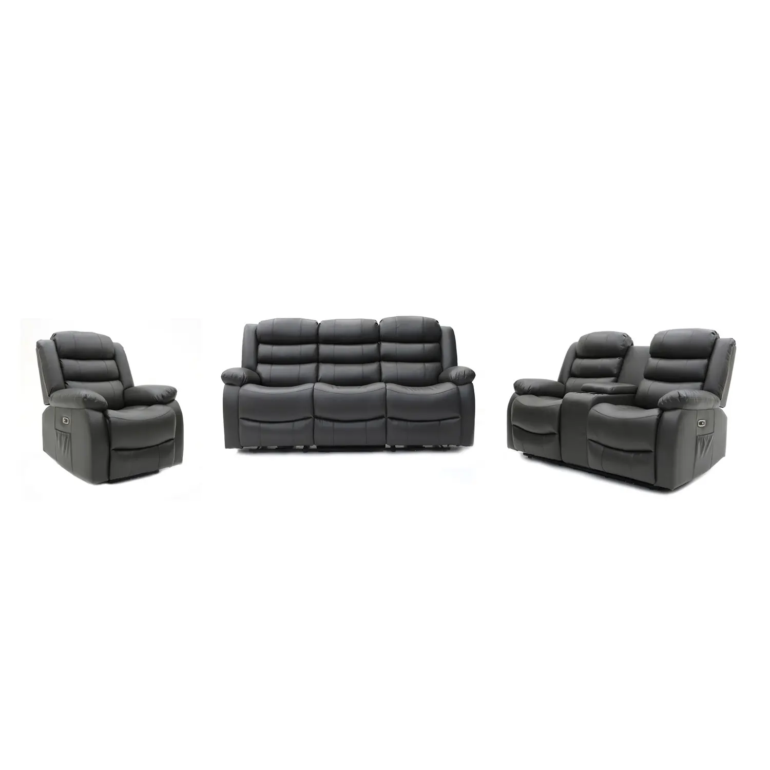Geeksofà 3 + 2 + 1 moderna aria in pelle di alimentazione movimento elettrico divano con Console e massaggio per mobili soggiorno