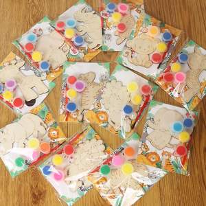 Kit di pittura fai-da-te in legno per animali per bambini - Set di giocattoli creativi per il disegno, regali educativi per le vacanze e i compleanni per bambini - Product Image 4