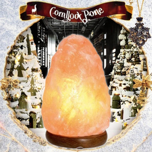 Lampes en sel rose de l'Himalaya en cristal de roche naturel à prix avantageux, sculptées, lumières chauffe-plat pour la décoration des fêtes - Product Image 3