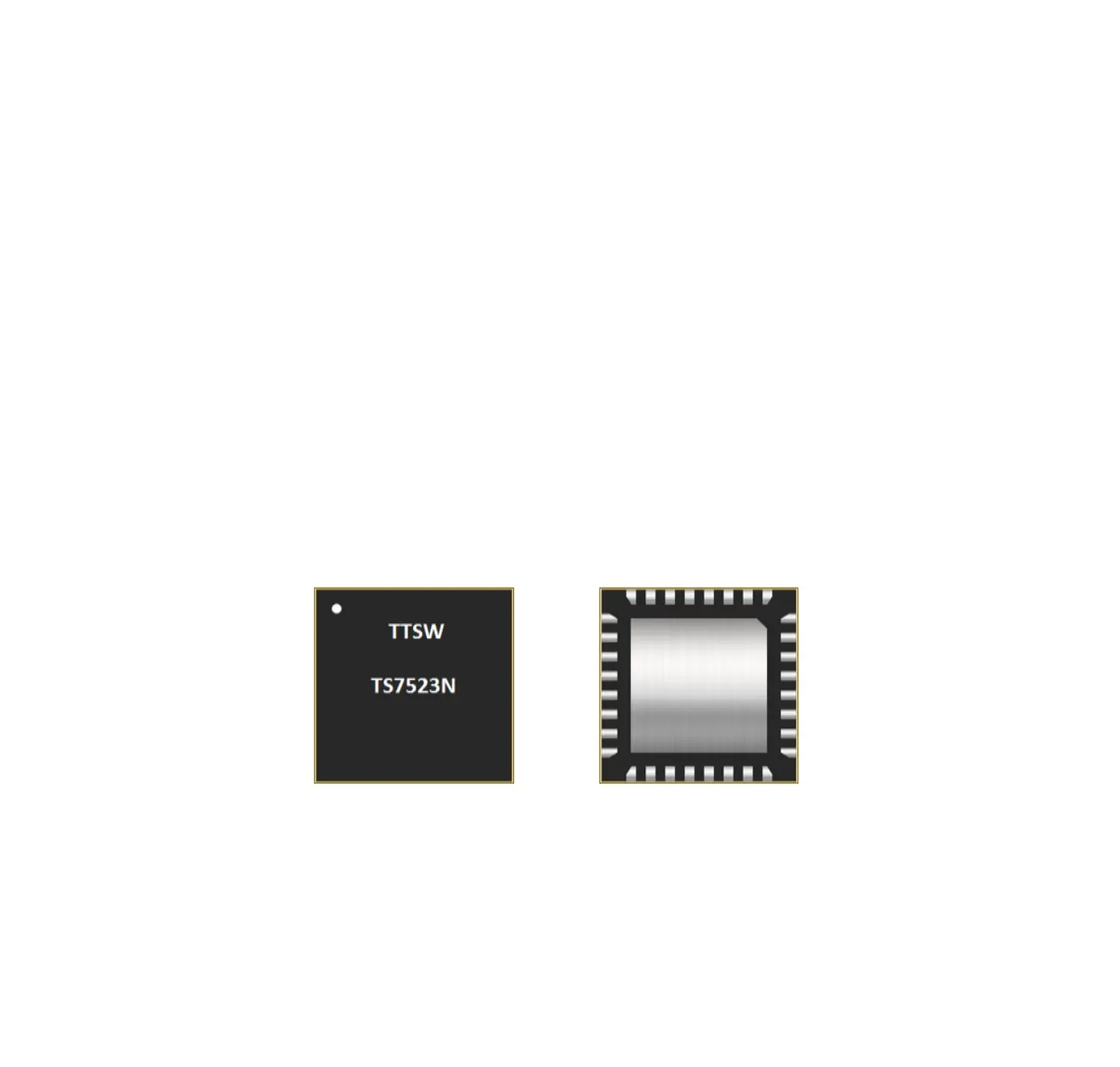 Chip ic sakelar RF Broadband GaN CW 50W SPDT TS7523N TS7523