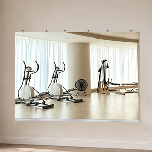 Nouveau miroir de gym Art Déco New Hope 24x48 pouces (3 pièces/paquet) sans cadre, miroir mural en verre pleine longueur pour la maison, la salle de sport, le yoga et l'exercice - Product Image 2