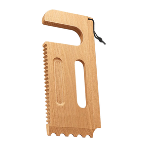 Nettoyeur de grille de barbecue au charbon sans poils, grattoir en bois durable et portable - Product Image 1