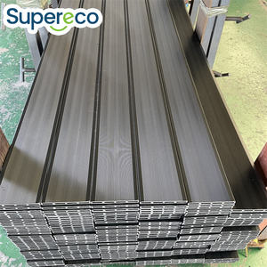 Tableros de puerta de paneles de poste de valla de plástico de madera compuesta Wpc de jardín - Product Image 5