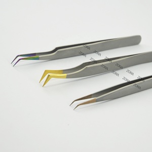 Pinzas de extensiones de pestañas individuales de alta calidad al por mayor mejores proveedores de pinzas de extensiones de pestañas - Product Image 6