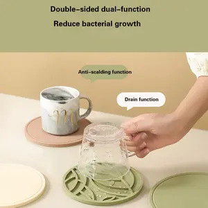 新设计厨房耐热锅垫热锅架定制硅橡胶聚氯乙烯餐桌垫杯垫