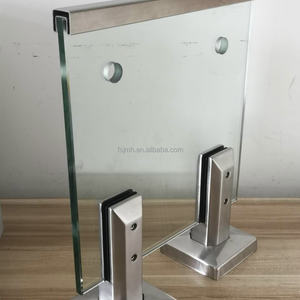 स्टेनलेस स्टील ग्लास पूल बाड़ स्पिगोट मैट काले रेलिंग क्लैंप ब्रैकेट फिटिंग हैंडरेल बैलस्ट्रड डेक बालकनी जंग - Product Image 2