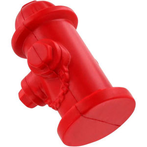 Balles anti-stress hydrant d'incendie personnalisables en caoutchouc moulé pour pompiers, cadeaux publicitaires, goodies pour salons professionnels, vente en gros - Product Image 6