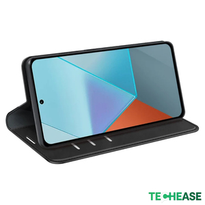 <span class=keywords><strong>เคส</strong></span>โทรศัพท์แบบพับได้ TechEase หนัง PU ดีไซน์ธุรกิจ พร้อมช่องใส่บัตร ที่ตั้งวางได้ ป้องกันการกระแทก สำหรับ Redmi Note12/Note13/Note14 - Product Image 2