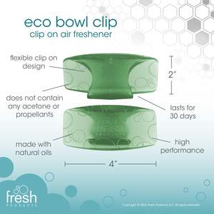 Désodorisant écologique solide à clipser pour cuvette de toilettes, design polyvalent, désodorisant pour poubelle de toilettes, sans produits chimiques, huiles naturelles, produits frais - Product Image 5