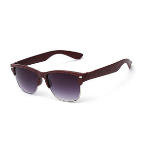 2020 mode <span class=keywords><strong>Bois</strong></span> lunettes De soleil pour femmes hommes Anti-UV semi-sans <span class=keywords><strong>monture</strong></span> lunettes De Soleil Lunettes demi-cadre lunettes - Product Image 2