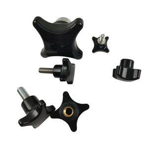 Cross Handle Bakelite Cabinet Knob M5 M6 M8 M10 M12 Industrial Geometric Design Durable Furniture Hardware - Product Image 1