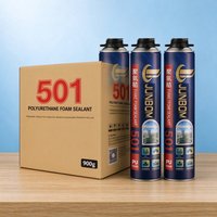 JUNBOM 501 OEM Mousse PU personnalisée pour isolation thermique des cadres de fenêtres et de portes, isolation et étanchéité, fournisseur fabricant