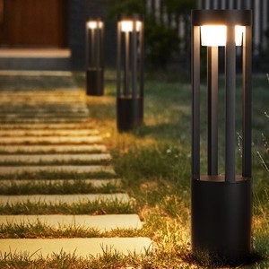 Lampes solaires LED carrées puissantes en aluminium pour pelouse, personnalisées en 2026, lampes <span class=keywords><strong>de</strong></span> jardin écoénergétiques pour usage extérieur - Product Image 6