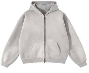 Felpa con Cappuccio di Alta Qualità 500gsm 100% Cotone Lavato Personalizzata Effetto Vintage Sbiadito Streetwear con Zip per <span class=keywords><strong>Uomo</strong></span> - Product Image 4