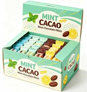 FX Eco-Friendly Recyclable Biodegradable OEM Printed Paperboard Foldable Open Top Cosmetic Display Box Custom Four-Color - Product Image 1