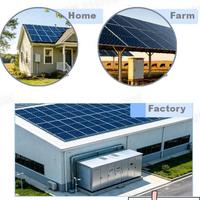 Caja de Conexión a Red Solar Trifásica IP54 para Exteriores, 380V, 20-35KW, 80A, 2 Cadenas de Entrada, Caja de Distribución de Energía Fotovoltaica con Medidor y Protección Contra Sobretensiones