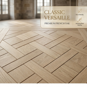 Panneau de revêtement de sol stratifié en chêne blanc <span class=keywords><strong>massif</strong></span> non fini, installation par clips, design moderne pour salon - Product Image 1