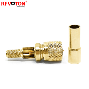 Mạ Vàng 10-32 M5 Nam Cắm Microdot Nối Uốn Cho RG316 RG174 Coaxila Cáp - Product Image 5