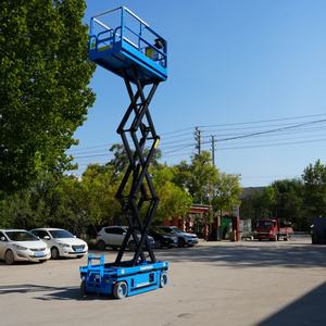 Plataforma Elevadora Hidráulica Eléctrica de Tijera de 4m 6m 8m <span class=keywords><strong>10m</strong></span> 12m 14m 16m 18m con Certificación CE - Product Image 2