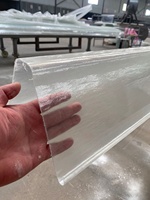 Gouttière en plastique de la fibre de verre FRP de style de conception industrielle pour le drainage de toit
