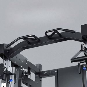 Professional Multifunctional Steel Black Gym Equipment Home Strength Training Smith Cage Machine Squat Rack Cross Station MR - Product Image 6
