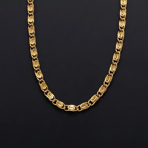 Collier Hip Pop en acier inoxydable pour femmes et hommes, chaîne torsadée, collier ras du cou, chaîne trombone, accessoires de bijoux pour le cou - Product Image 3
