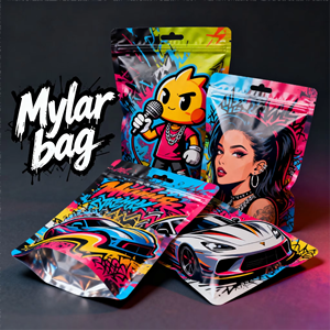 Custom Printed Halloween Candy <b>Zip</b> <b>Lock</b> Standing Pouch Gummy Packaging Edible 1/3.5 Gram Mylar <b>Bags</b> for Stash Herb Tobacco - Product Image 1