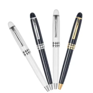 قلم معدني للإعلانات مطبوع عليه شعار بجودة عالية، قلم حبر صغير فارغ