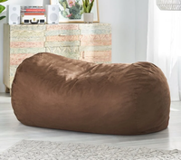 Nova Living Room Leisure Sofa Fuf Bean Bag Funda de sofá perezoso de espuma viscoelástica