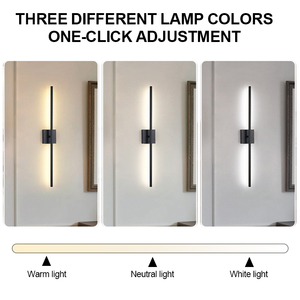 EGH Hot Sell Dimmable <strong>Wall</strong> Sconces With Remote Control 350 Rotate 3000K LED Wireless 6000mAh <strong>Battery</strong> Operated 8W Line <strong>Wall</strong> <strong>Lamp</strong> - Product Image 3