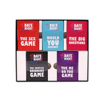Jeu de cartes personnalisé avec logo imprimé, cartes vierges, jeux de société pour couples, soirée romantique, jeux pour adultes, jeux de cartes à boire personnalisés avec boîte