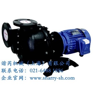 Pompe à eau chimique Ld, centrifuge en plastique, résistante aux acides et aux alcalis, qualité alimentaire, connexion à bride 1 pouce, moteur monophasé - Product Image 2