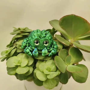 Ornements décoratifs vert rêveur sans fermeture, magnifique jouet araignée imprimé en 3D, fabriqué en PLA durable, service de moulage inclus - Product Image 6
