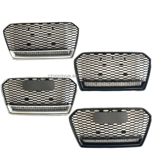 Griglia anteriore RS6 sostituzione griglia auto lucido nero cromato <span class=keywords><strong>A6</strong></span> griglia anteriore per <span class=keywords><strong>Audi</strong></span> <span class=keywords><strong>A6</strong></span> 2016 2017 <span class=keywords><strong>2018</strong></span> 2019 - Product Image 1