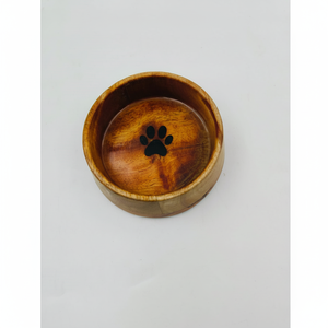 Commande en gros : Gamelles pour chien classiques en acier inoxydable inclinées, sur base en bois poli, écologique et réglable en hauteur - Product Image 1