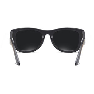 Femmes luxe 2025 Top vente noir bois polarisé à la mode concepteur <span class=keywords><strong>Uv</strong></span> <span class=keywords><strong>400</strong></span> bambou cadre lunettes de soleil - Product Image 4