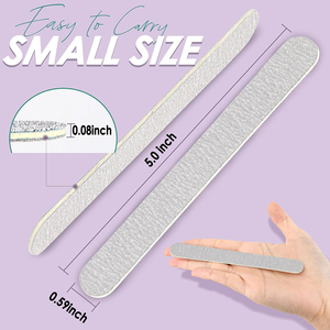 Disposable Double Sided Emery Mini <b>Nail</b> <b>File</b> 80/100 Grit <b>Nail</b> Care Manicure Tool for Polishing - Product Image 2