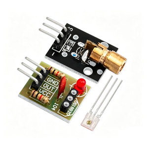 Module émetteur laser KY-008 650nm avec module capteur laser, kit module récepteur laser sans tube modulateur pour Arduino - Product Image 1