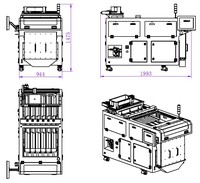 Machine de comptage rapide VX pour aliments surgelés, œufs épicés, bonbons, barres chocolatées, intégrée à une machine d'emballage, compteur visuel