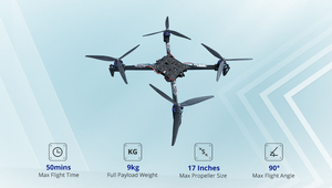 Tyi Mark4 17-Inch Koolstofvezel Fpv Drone Onderdelen Met 20Mm Vierkante Buis Camera Fabriek Prijs Afstandsbediening Oem Odm Drone Onderdelen - Product Image 3