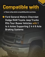 Kit de Contrôleur de Frein à Temporisation 8507111 Compatible avec Ford, General Motors, Chevrolet, Dodge, RAM, Toyota, Jeep, Camions, VR et Véhicules de Tourisme